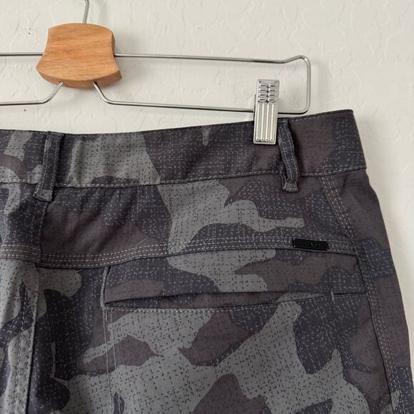 PrAna Granite Gray Camo Sky Canyon Jogger Pants Size 10 - Picture 10 of 12